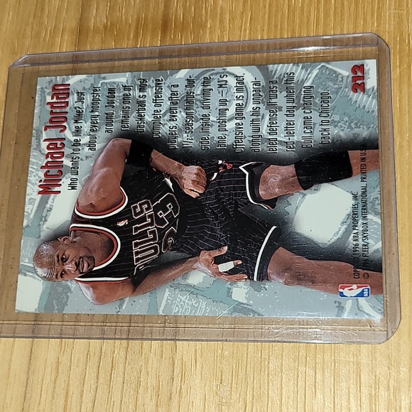 Michael Jordan.  Fleer Metal. Nuts & Bolts. 95' - Picture 4 of 4